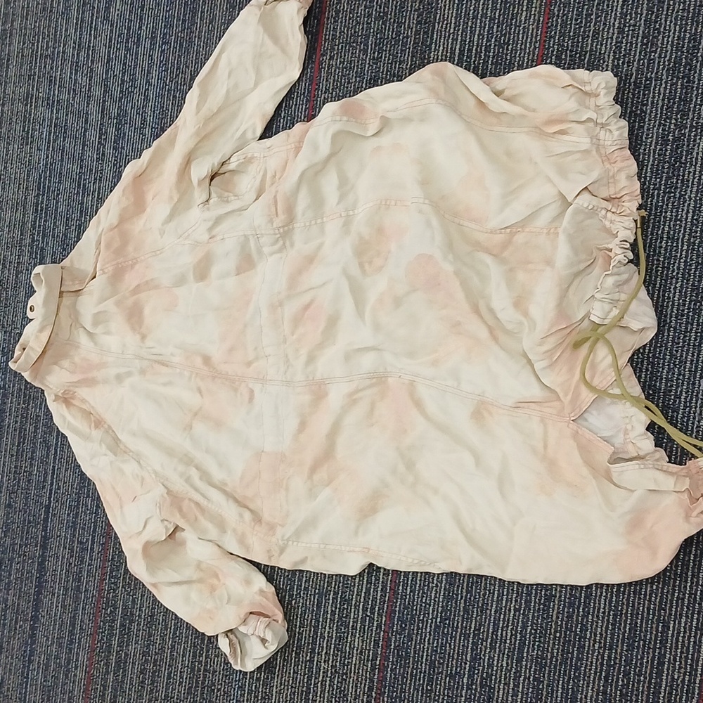 Free People Lightweight Utility Trench Coat Size Med - Picture 8 of 8